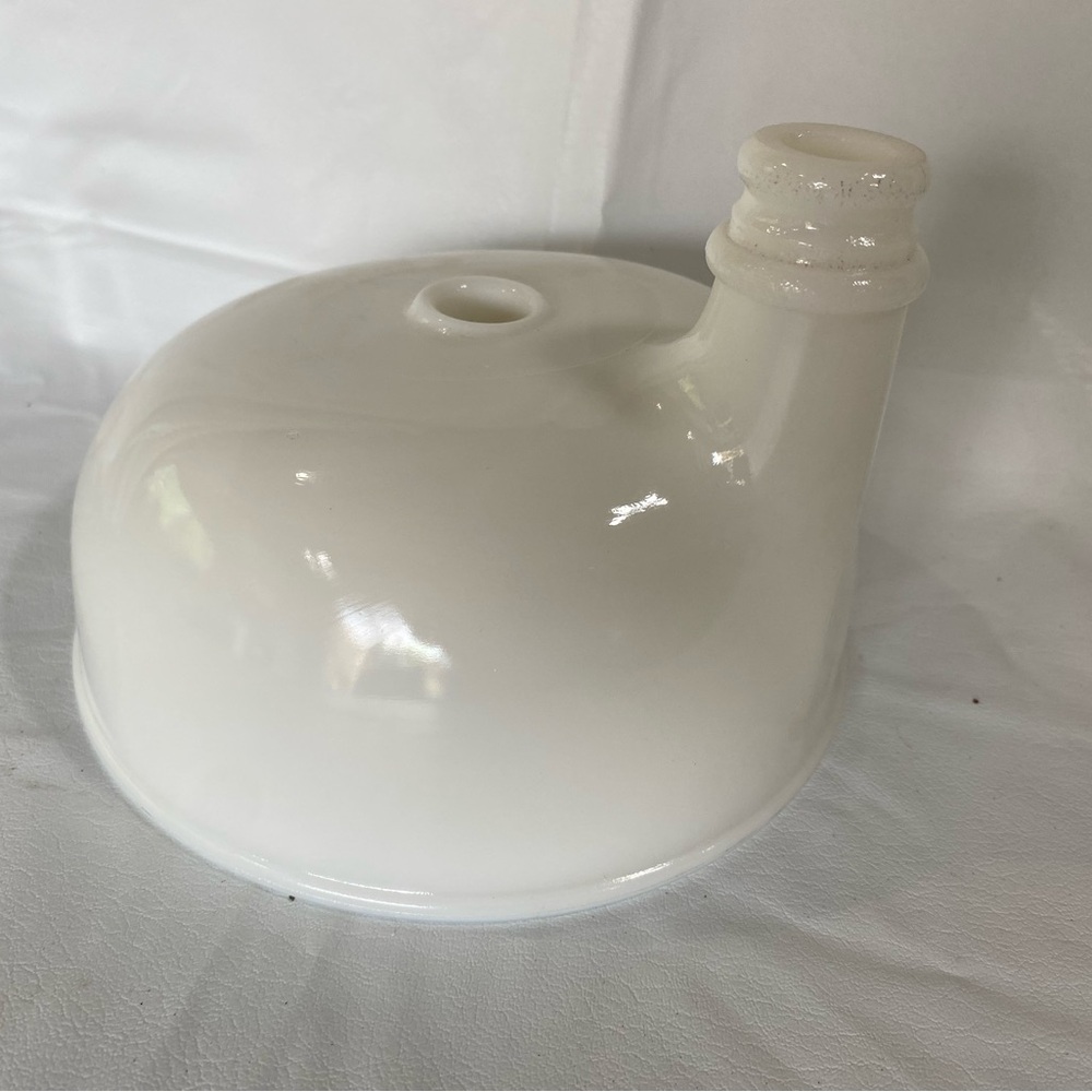 Vintage milkglass juicer attachment for sunbeam mixer